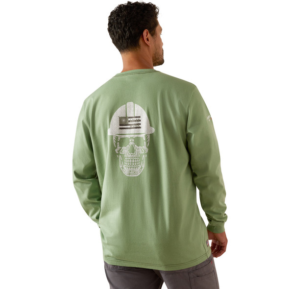 ARIAT FR ROUGHSTOCK SKULL LODEN - FR SHIRT  - 10055095