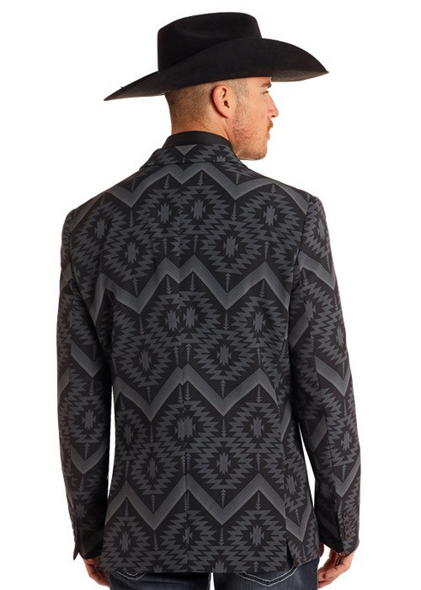 ROCK & ROLL SOUTHWEST BLACK - MENCOATS   - BM96C05504