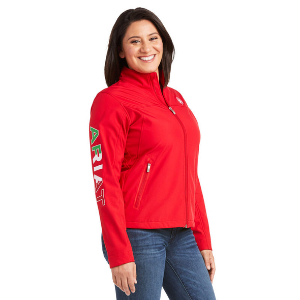 ARIAT TEAM LOGO MEXICAN MEXICO RED - LADIES JACKET  - 10033526