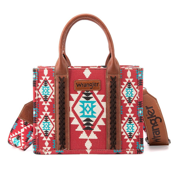 WRANGLER SOUTHWESTERN BURGANDY SMALL - LADIES PURSES  - WG2203-8120SBDY