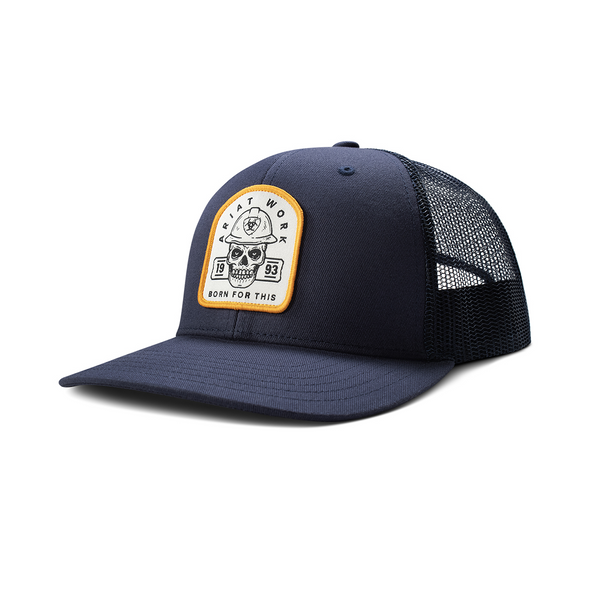 ARIAT BORN 4 THIS SNAP BACK NAVY - HATS CAP  - A290001903
