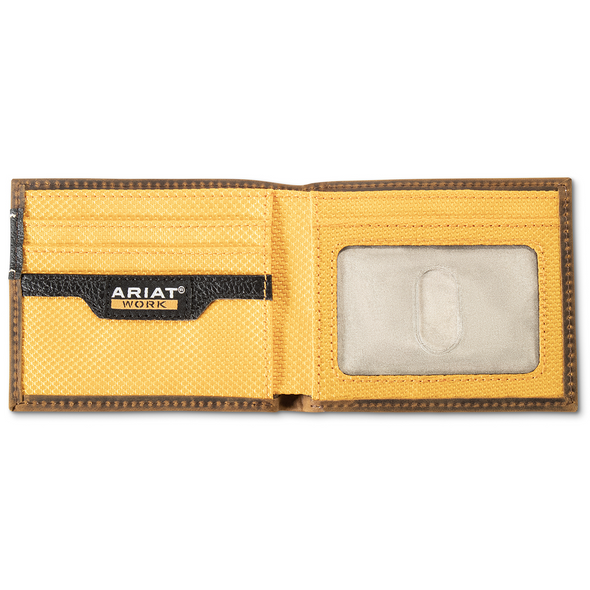 ARIAT BIFOLD WORK BROWN - ACCESSORIES WALLET  - A3400202