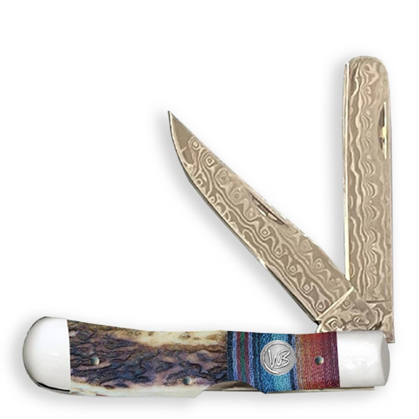 Whiskey Bent Hat Co. BANDITO TRAPPER BULLCUTTER - ACC KNIVES  - WB45-75