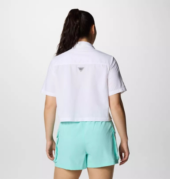 COLUMBIA PFG OPEN WATER WHITE - LADIES SHIRT  - 2119651100