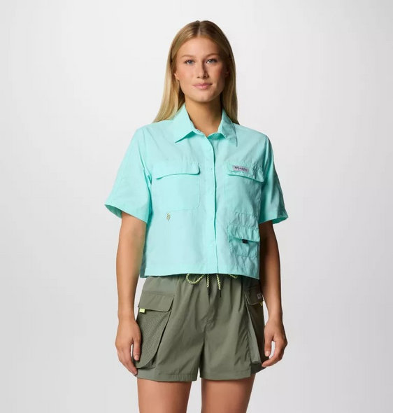 COLUMBIA PFG OPEN WATER GULF STREAM - LADIES SHIRT  - 2119651499