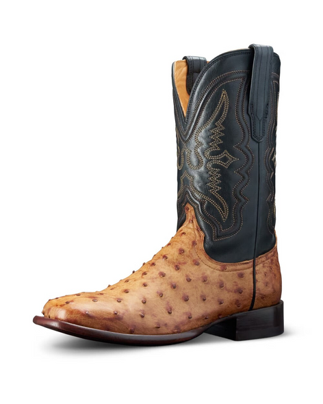 TECOVAS EMMIT II SUNSET TAN OSTRICH - BOOT MENS WESTERN - M10095SMD