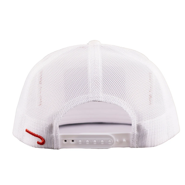 LAZY J RANCH WEAR WHITE ROUND PEN CLASSIC ROPE - HATS CAP  - WHTWHT4-RP-RWB