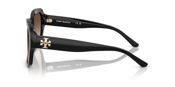 TORY BURCH OVERSIZED SQUARE LOGO BLACK - SUNGLASS TORY BURCH  - 7143U198813