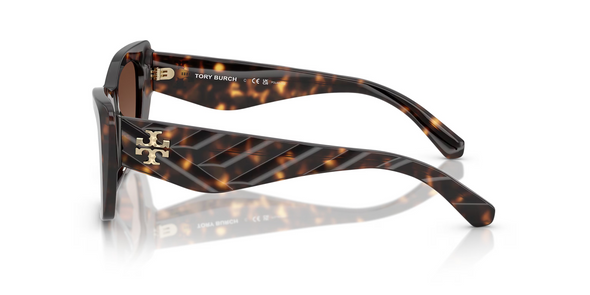 TORY BURCH KIRA CAT EYE TURTOISE POLAR - SUNGLASS TORY BURCH  - 7216U1964T5