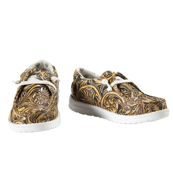 TWISTER ASHTON  CASUAL TAN FLORAL - FOOTWEAR KIDS  - 446009208