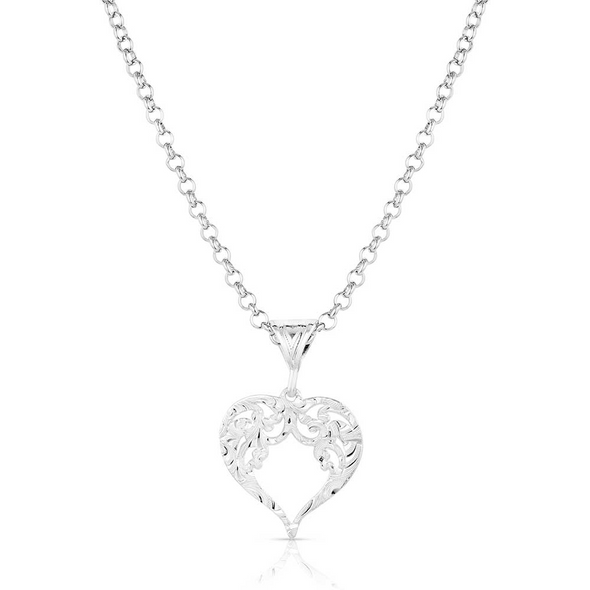 MONTANA SILVERSMITHS OUT WEST HEART - ACCESSORIES JEWELRY NECKLACE - NC6138