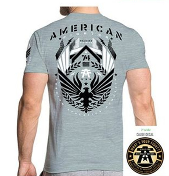 AMERICAN FIGHTER LIVERPOOL BLUE HAZE - MENS SHIRT  - FM15654