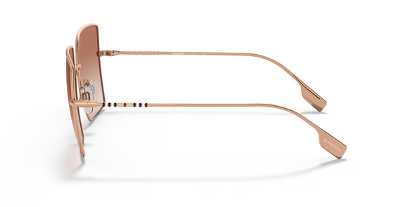 BURBERRY DAPHNE ROSE GOLD GRADIENT PINK - SUNGLASS BURBERRY  - 3133133713