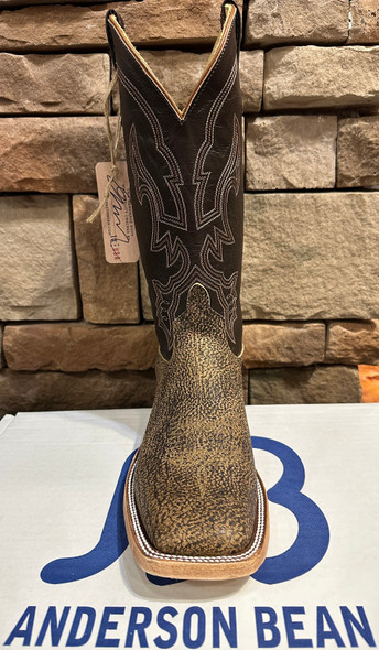 ANDERSON BEAN BOOT RUST SAFARI GIRAFFE CHOCOLATE - BOOT MENS WESTERN - 341051