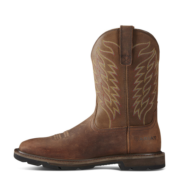 ARIAT GROUNDBREAKER WIDE SQUARE TOE - BOOT MENS WORK - 10021108