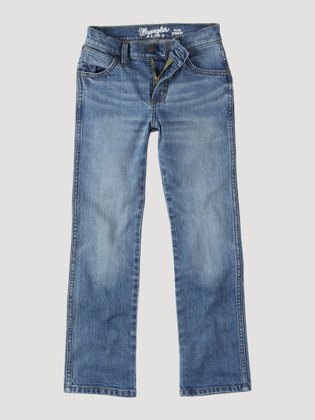 WRANGLER RETRO SLIM STRAIGHT ROUGHHOUSE - KIDS BOYS JEANS - 112335642