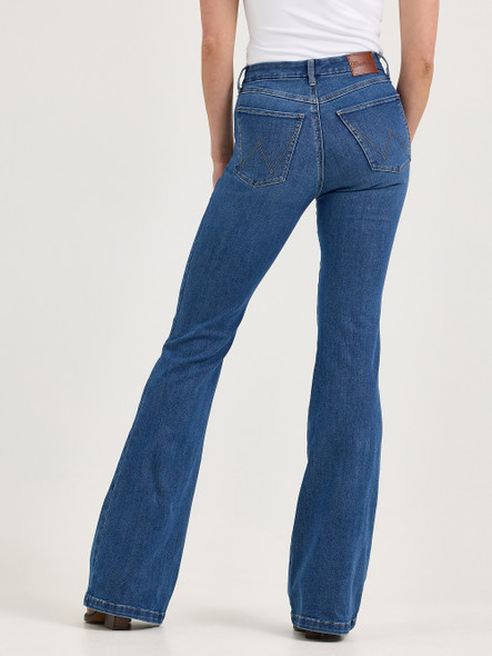 WRANGLER BE SPOKE HIGH RISE ELSIE FLARE - LADIES JEANS  - 112367573