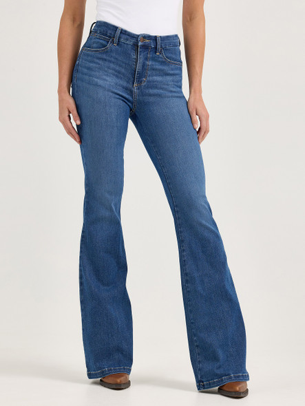 WRANGLER BE SPOKE HIGH RISE ELSIE FLARE - LADIES JEANS  - 112367573