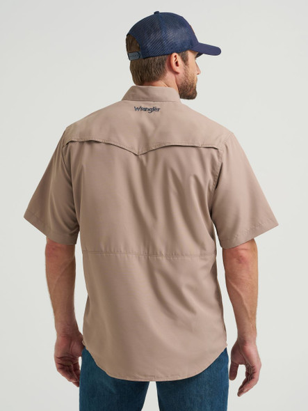WRANGLER PERFORMANCE SNAP TAN - MENS SHIRT  - 112369444