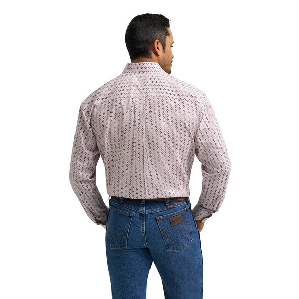 WRANGLER SANGRIA CLASSIC FIT  PRINT - MENS SHIRT  - 112365859