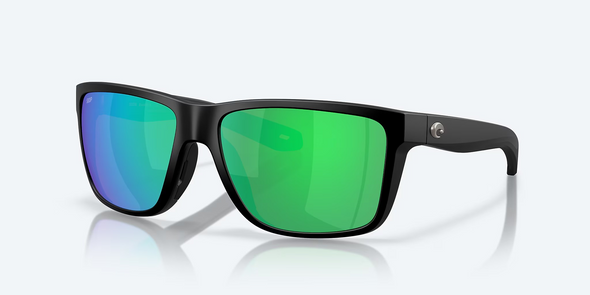 COSTA DEL MAR BROADBILL II MATTE BLACK GREEN - SUNGLASS COSTA DEL MAR  - 9120-07