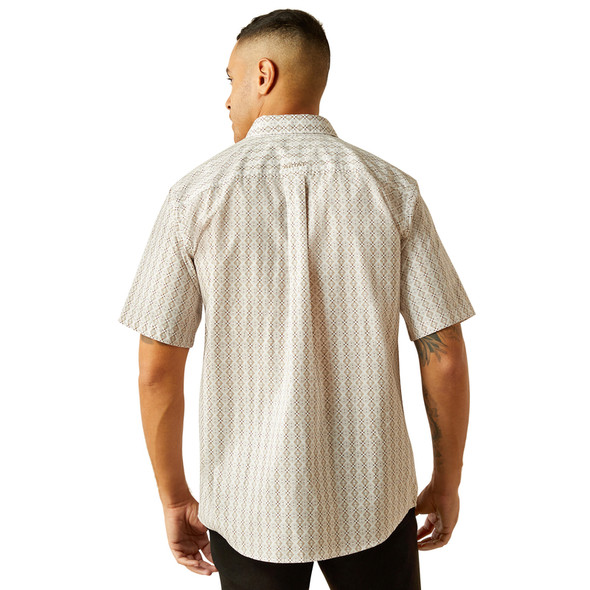 ARIAT CARLO SAND PRINT - MENS SHIRT  - 10059009