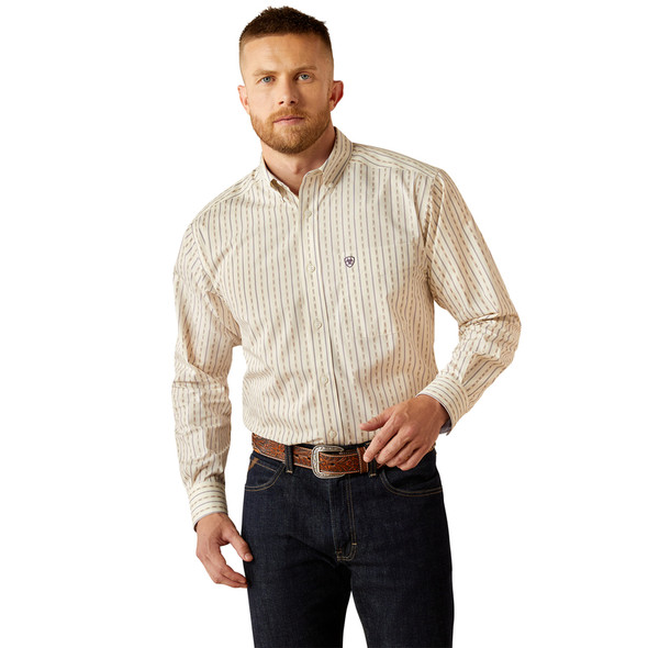 ARIAT RANDALL CLASSIC WF WHITE PRINT - MENS SHIRT  - 10058947