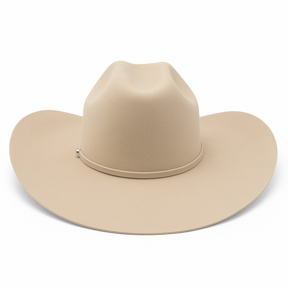 RODEO KING TOP HAND CROWN 4 1/4" BRIM - HAT FELTS  - TC 7X SILVER SAND FELT
