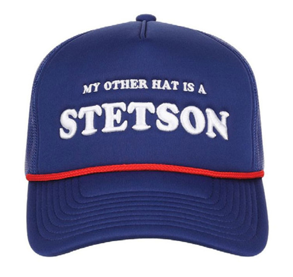 STETSON OTHER HAT IS A STETSON BLUE - HATS CAP  - 11-077-0102-0087BU