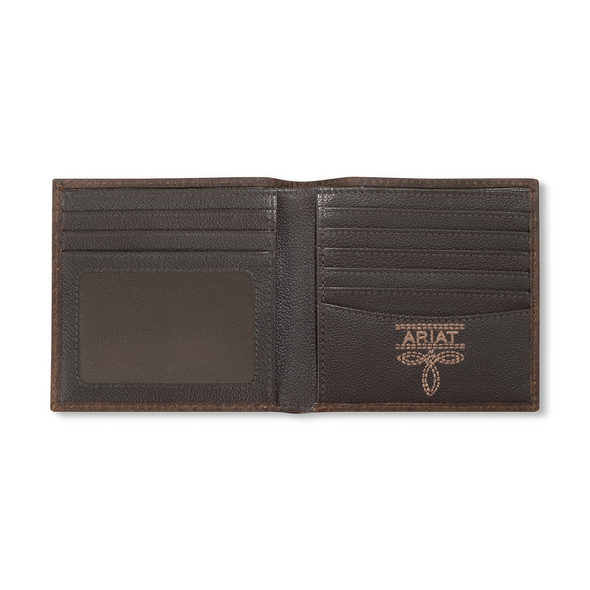 ARIAT BIFOLD BOOT STITCH BROWN - ACCESSORIES WALLET  - A3563502