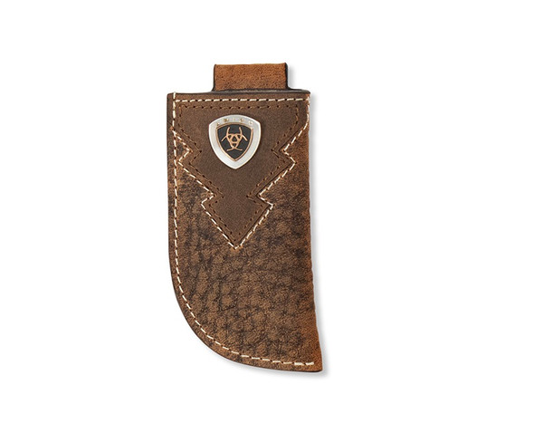 ARIAT SHEATH OSTRICH PRINT BROWN - ACC KNIVE SHEATH  - A18030282