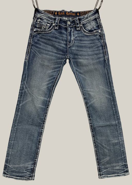 ROCK REVIVAL REECE STRAIGHT J200 - MENS JEANS  - RP5690J200R