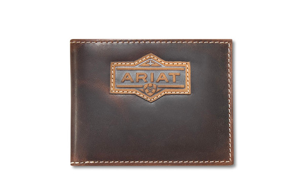 ARIAT BIFOLD ARIAT PATCH BROWN - ACCESSORIES WALLET  - A3566502