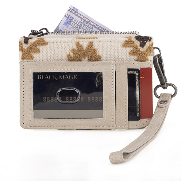 WRANGLER AZTEC BEIGE PRINT WALLET - ACCESSORIES WALLET  - WG226-W069BG