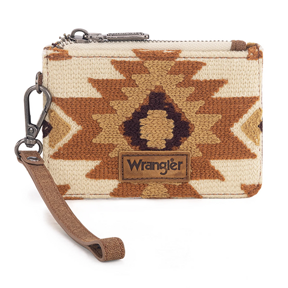 WRANGLER AZTEC BROWN PRINT WALLET - ACCESSORIES WALLET  - WG226-W069BR