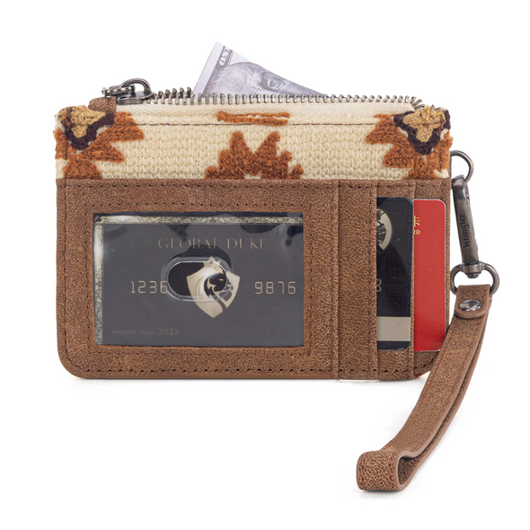 WRANGLER AZTEC BROWN PRINT WALLET - ACCESSORIES WALLET  - WG226-W069BR
