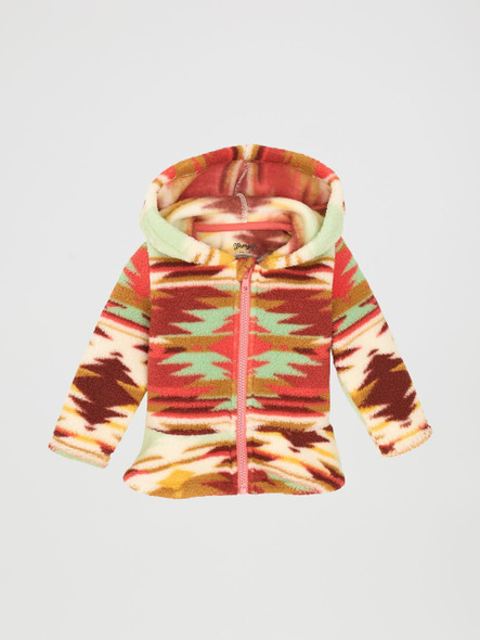 WRANGLER BABY GIRL SHERPA AZTEC GREEN - KIDS GIRLS JACKET - 112367500