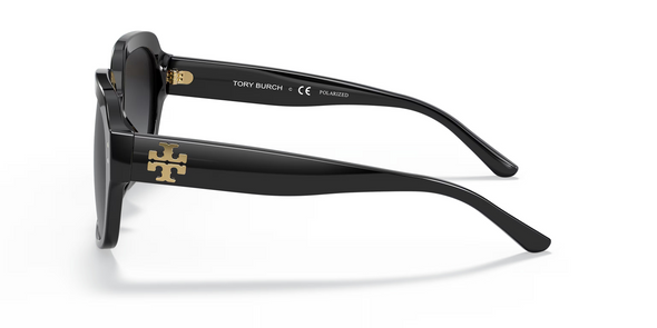 TORY BURCH BLACK GREY GRADIENT POLAR - SUNGLASS TORY BURCH  - 7143U1326T3