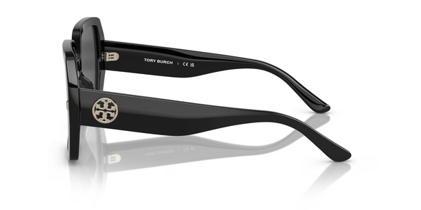 TORY BURCH MILLER SQUARE BLACK SOLID GREY - SUNGLASS TORY BURCH  - 7191U170987