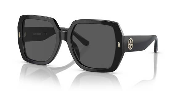 TORY BURCH MILLER SQUARE BLACK SOLID GREY - SUNGLASS TORY BURCH  - 7191U170987