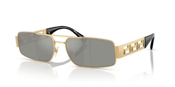 VERSACE GRECA GOLD GREEN MIRROR SILVER - SUNGLASS VERSACE  - 2257100230