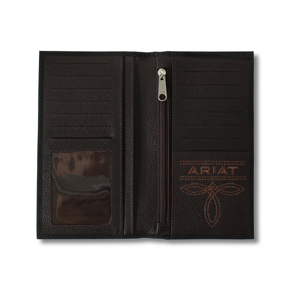 ARIAT RODEO EMBOSSED LOGO BLACK - ACCESSORIES WALLET  - A3548601
