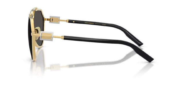 DOLCE & GABBANA SMART BLACK GOLD METAL - SUNGLASS DOLCE & GABBANA  - 231502/87