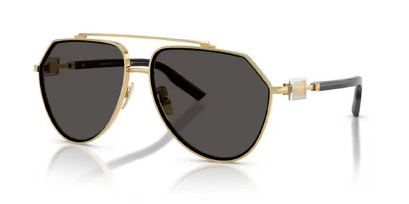 GOLD BLACK METAL POLARIZED 222002/81 DOLCE & GABBANA