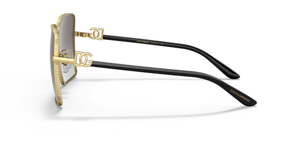 DOLCE & GABBANA GOLD GRADIENT BLACK - SUNGLASS DOLCE & GABBANA  - 227902/8G