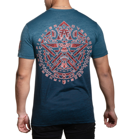 AMERICAN FIGHTER MONTEBELLO TAPESTRY BLUE - MENS TEE  - FM15963