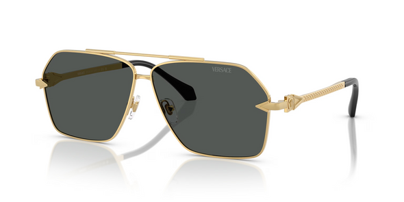 VERSACE AVANTI NAVIGATOR GOLD GREY - SUNGLASS VERSACE  - 2284100287