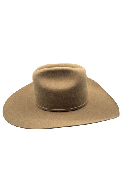 RODEO KING TOP HAND CROWN 4 1/4" BRIM - HAT FELTS  - TC 7X TAN BELLY FELT