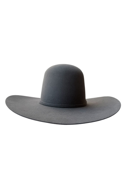 RODEO KING OPEN CROWN 4 1/2" BRIM - HAT FELTS  - OC 7X SLATE FELT