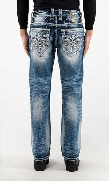 ROCK REVIVAL MURRAY J202 STRAIGHT FIT - MENS JEANS  - RP3748J202R